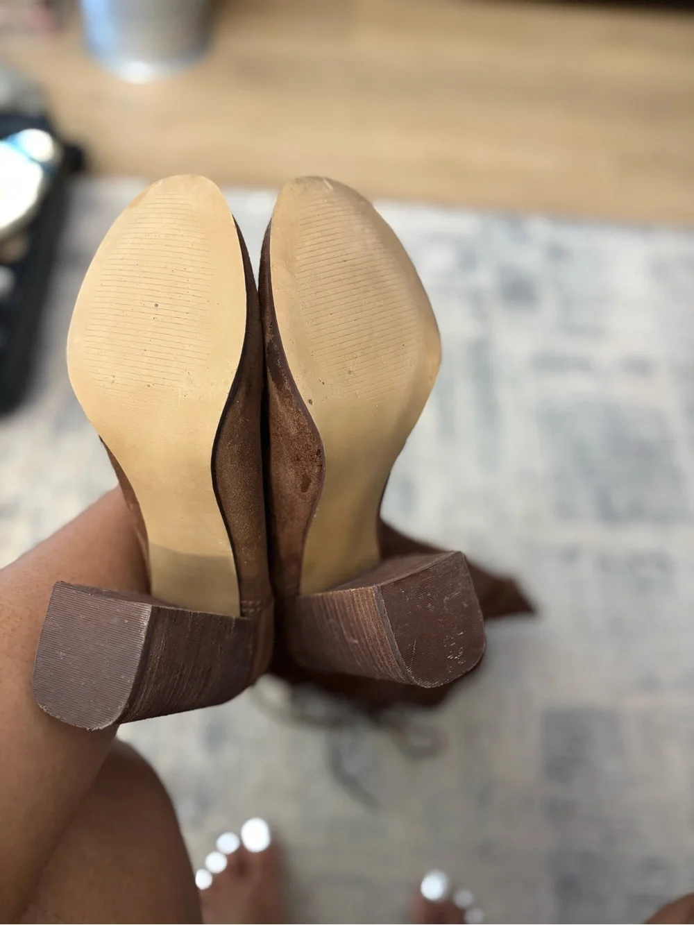 Steve Madden Brown Over-the-Knee Suede Boots